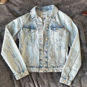 Zara light Blue Jean Jacket XS